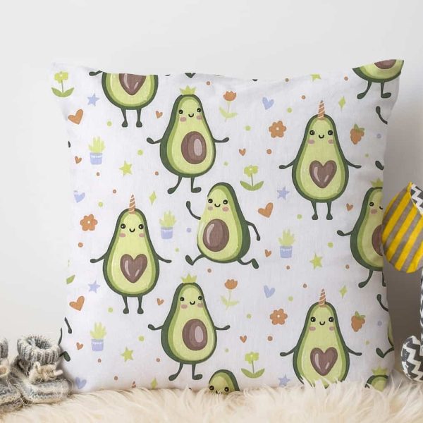 birlik1952 tekins home yastık kılıfı boncuk silikon bebek yastığı baby pillow avakado