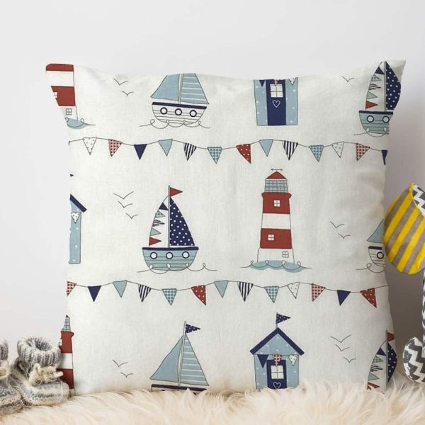 birlik1952 tekins home yastık kılıfı boncuk silikon bebek yastığı baby pillow deniz feneri
