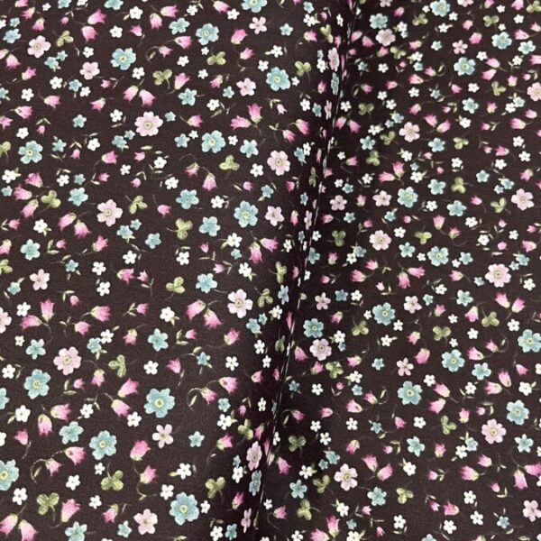 birlik1952 poplin kumaş basma sümerbank çıtır çiçek kumaş bandana kumaşı fabric cotton whosale blossom siyah black