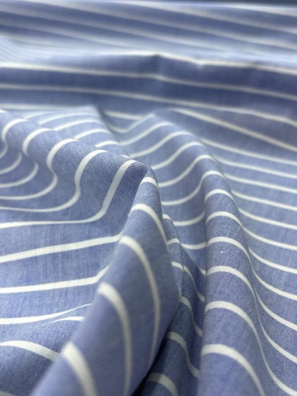 birlik1952 poplin kumaş basma sümerbank çıtır çiçek kumaş bandana kumaşı fabric cotton whosale stripe mavi çizgi blue