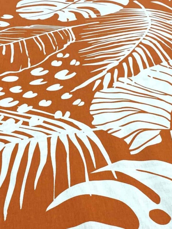 birlik1952 63 tel poplin akfil kumaş fabric metrelik nevresimlik tropikal fil kulağı