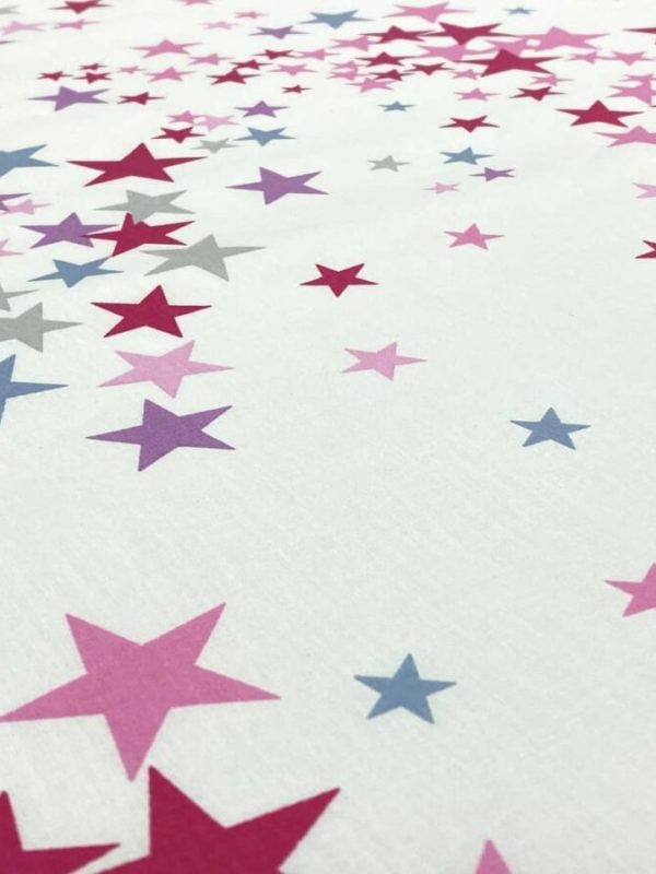 birlik1952 63 tel poplin akfil kumaş fabric metrelik nevresimlik halley yıldızlar