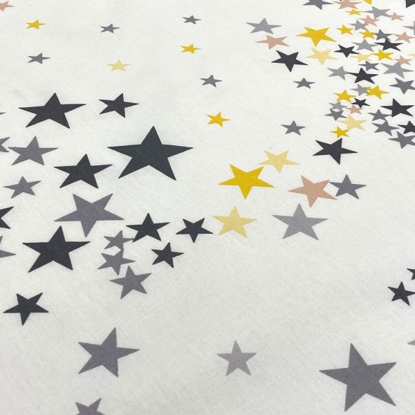 birlik1952 63 tel poplin akfil kumaş fabric metrelik nevresimlik halley yıldızlar