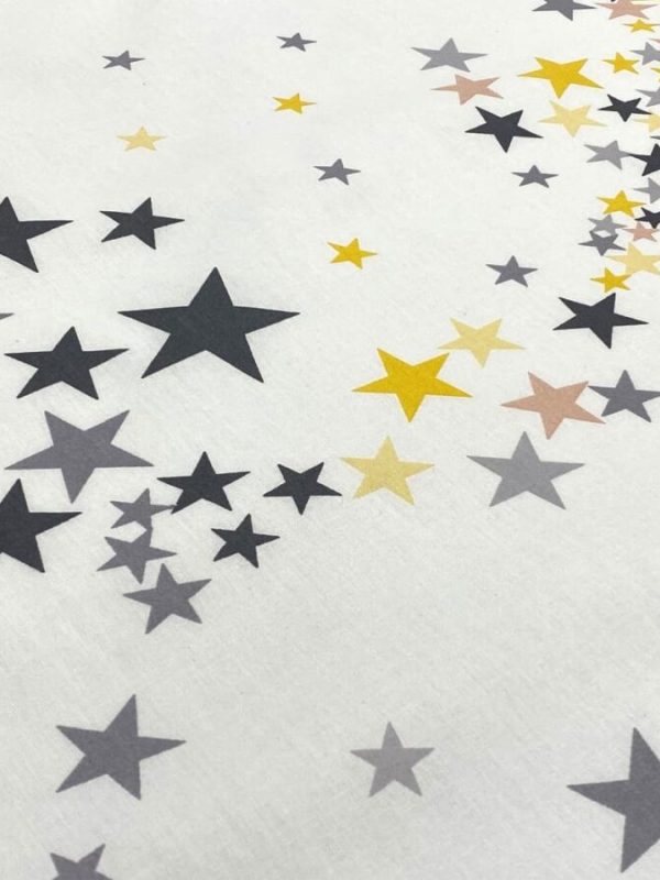 birlik1952 63 tel poplin akfil kumaş fabric metrelik nevresimlik halley yıldızlar