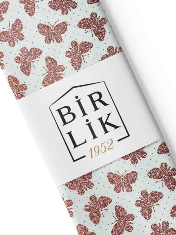 birlik1952 63 tel poplin akfil kumaş fabric metrelik nevresimlik kelebek