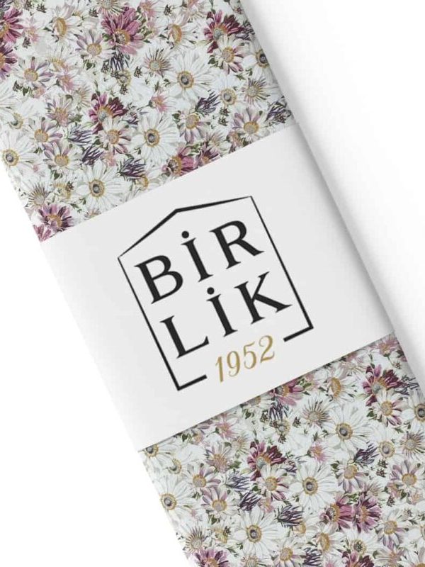 birlik1952 63 tel poplin akfil kumaş fabric metrelik nevresimlik papatya daisy