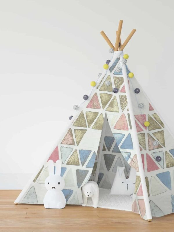 birlik1952 tekins kızılderili oyun çadırı bebek çocuk çadır tepee poplin etnic 2