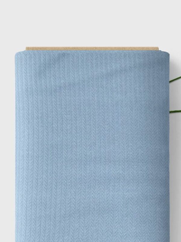 birlik1952 örgü örme pike kumaş fabric mavi