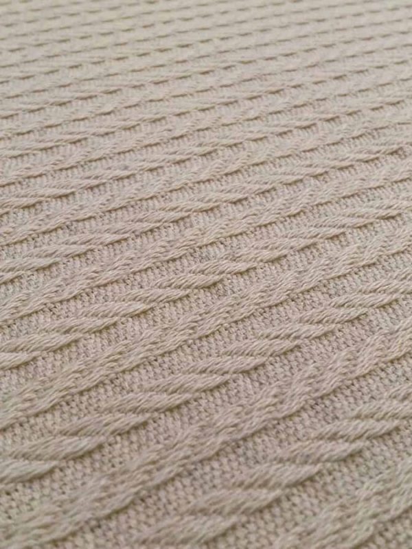 birlik1952 örgü örme pike kumaş fabric bej