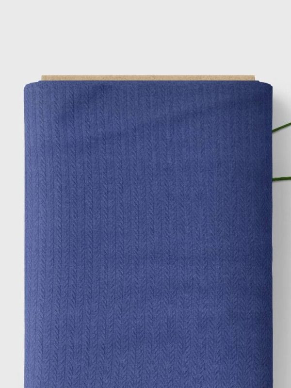 birlik1952 örgü örme pike kumaş fabric indigo