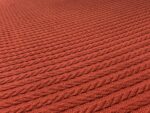 birlik1952 örgü örme pike kumaş fabric terracota