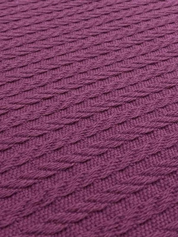 birlik1952 örgü örme pike kumaş fabric mürdüm