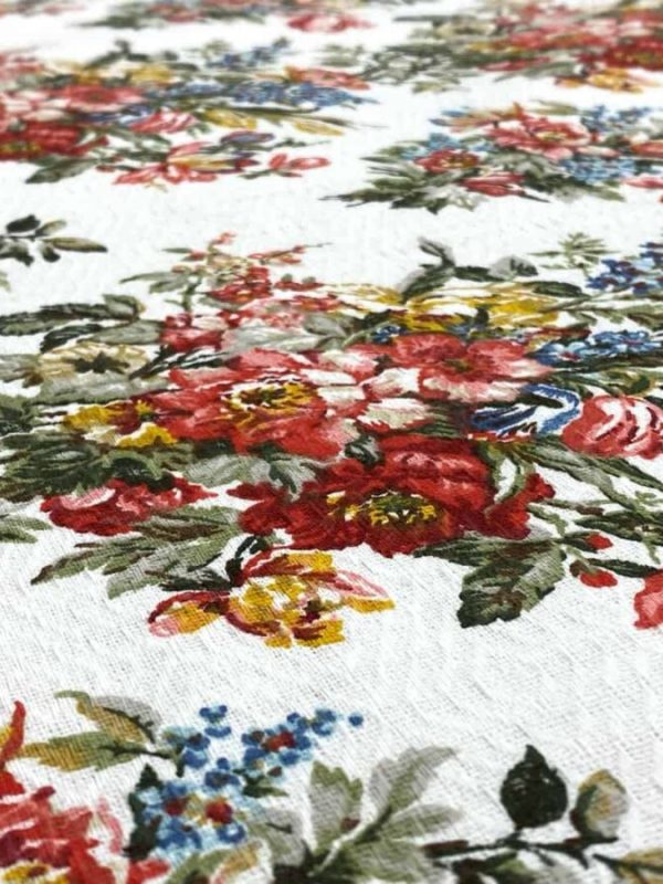 birlik1952 desenli pike kumaş fabric şakayık