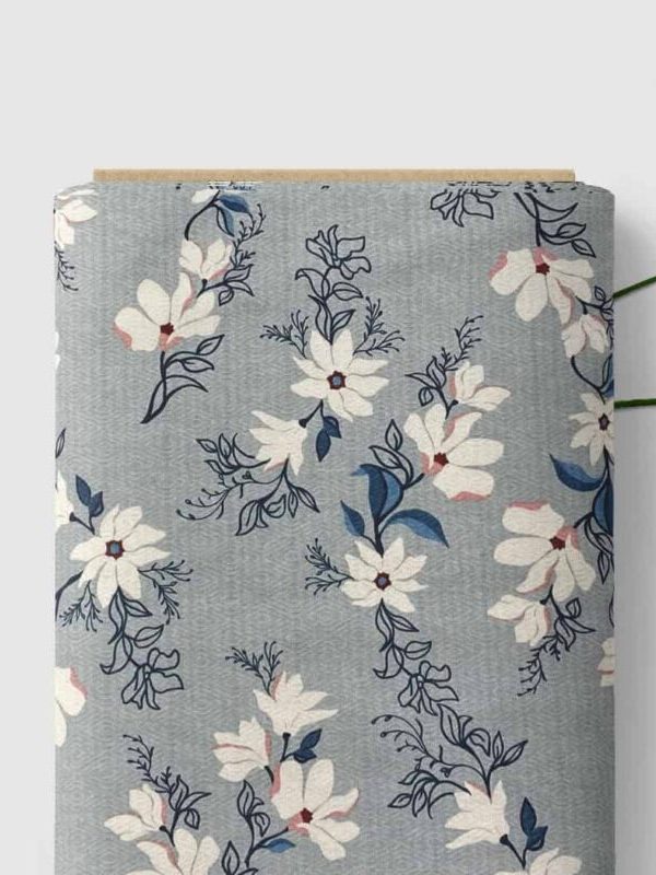 birlik1952 desenli pike kumaş fabric zambak