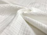 birlik1952 crinkle lunanino 4 kat müslin kumaş muslin fabric swaddle beyaz white