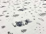 birlik1952 müslin kumaş muslin fabric meter metrelik baby balerin tavşan