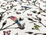 birlik1952 müslin kumaş muslin fabric meter metrelik baby balerin dallar kuşlar