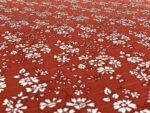 birlik1952 müslin kumaş muslin fabric meter metrelik baby kır bahçesi red