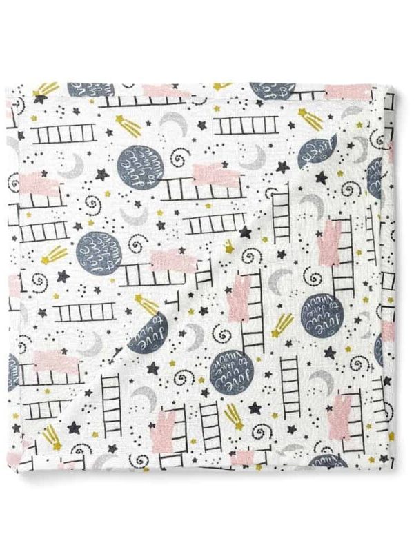 birlik1952 müslin kumaş muslin fabric baby swaddle blanket ladder merdiven