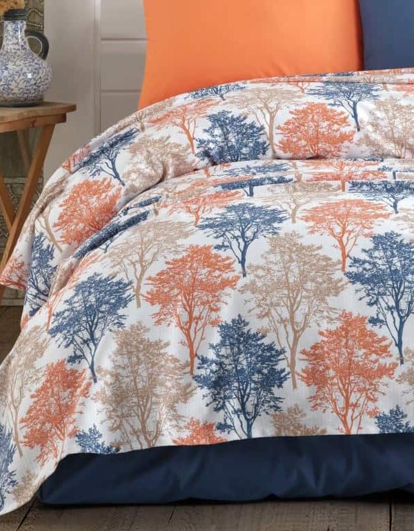 birlik1952 poplin nevresim takımı pamuklu bed linen ağaç tree