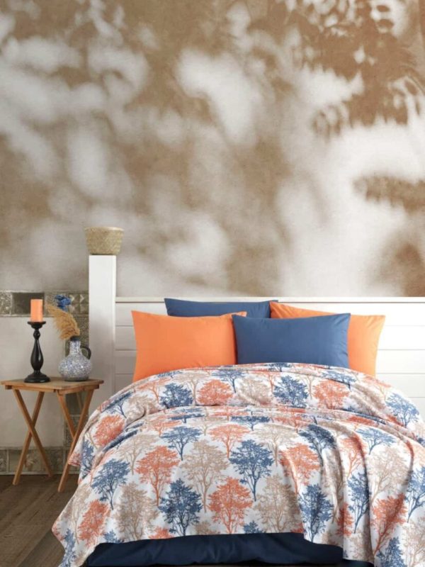 birlik1952 poplin nevresim takımı pamuklu bed linen ağaç tree