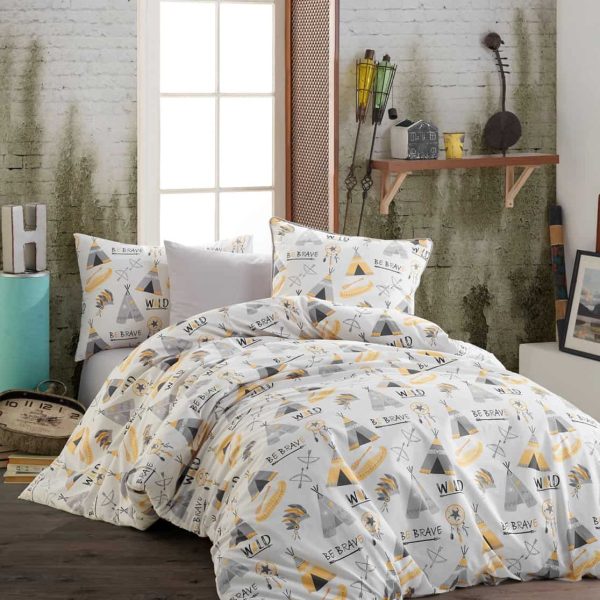 birlik1952 poplin nevresim takımı pamuklu bed linen brave