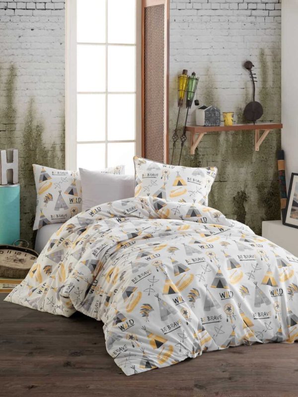 birlik1952 poplin nevresim takımı pamuklu bed linen brave