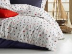 birlik1952 poplin nevresim takımı pamuklu bed linen denizci