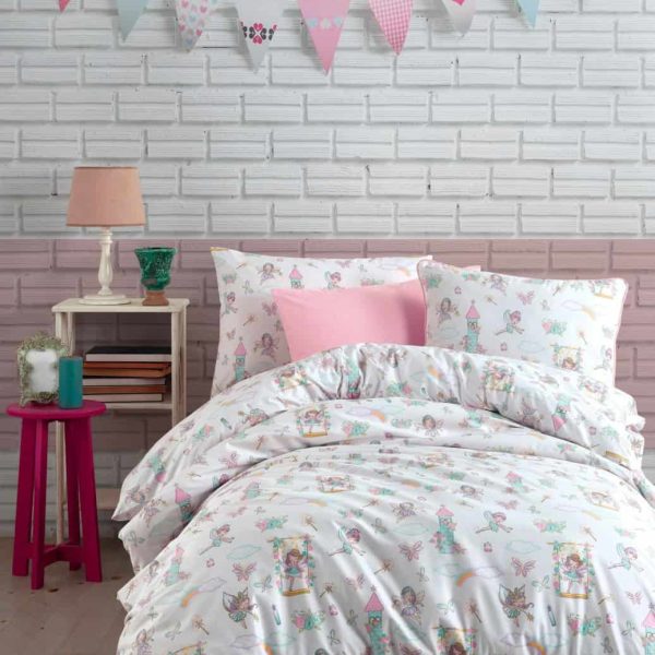 birlik1952 poplin nevresim takımı pamuklu bed linen peri