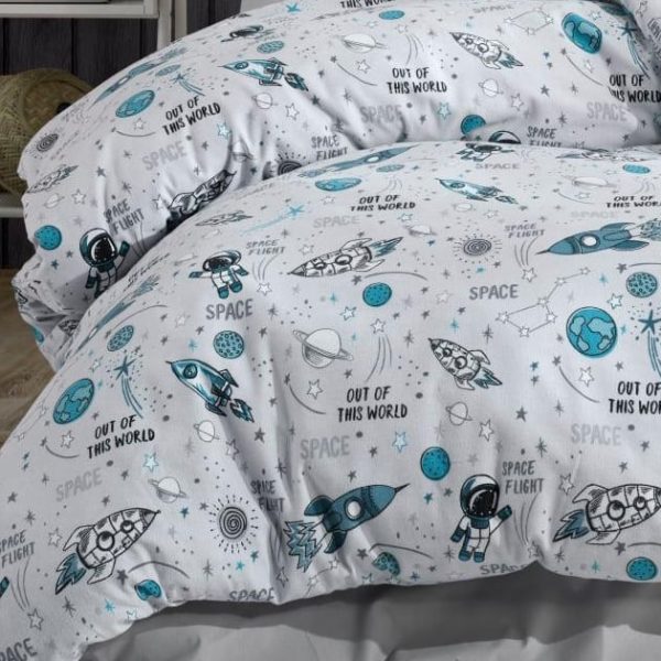 birlik1952 poplin nevresim takımı pamuklu bed linen uzay