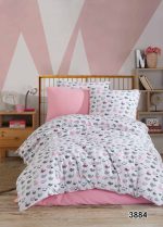 birlik1952 poplin nevresim takımı pamuklu bed linen whale pink