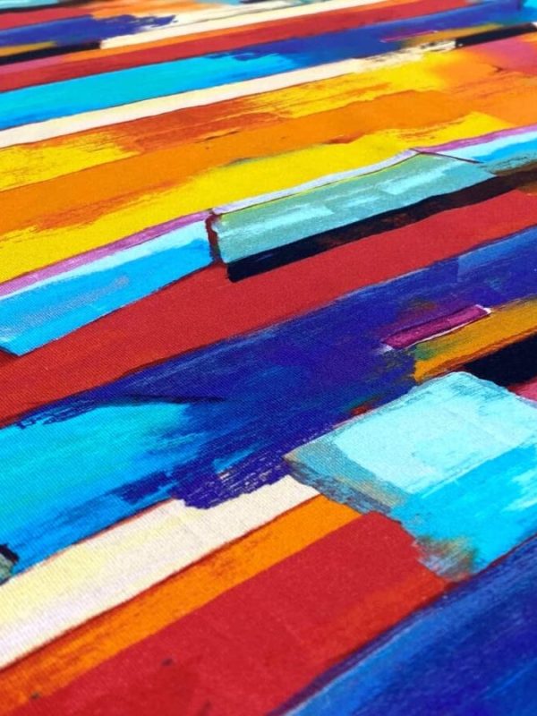 birlik1952 penye kumaş 2 iplik şardonlu elbiselik fabric rengarenk