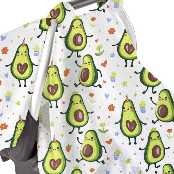 birlik1952 puset örtüsü müslin kumaş fabric stroller rapunzel avakado
