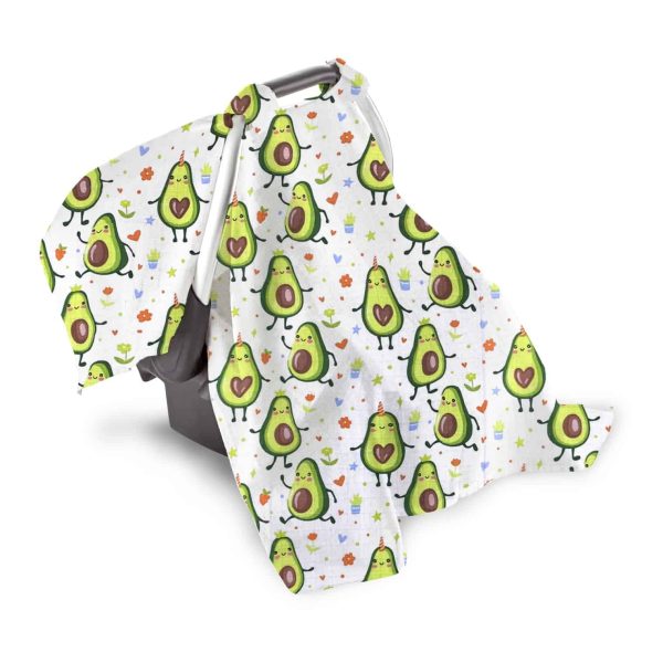 birlik1952 puset örtüsü müslin kumaş fabric stroller rapunzel avakado