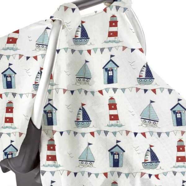birlik1952 puset örtüsü müslin kumaş fabric stroller marin