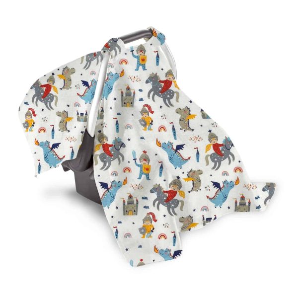 birlik1952 puset örtüsü müslin kumaş fabric stroller ejderha