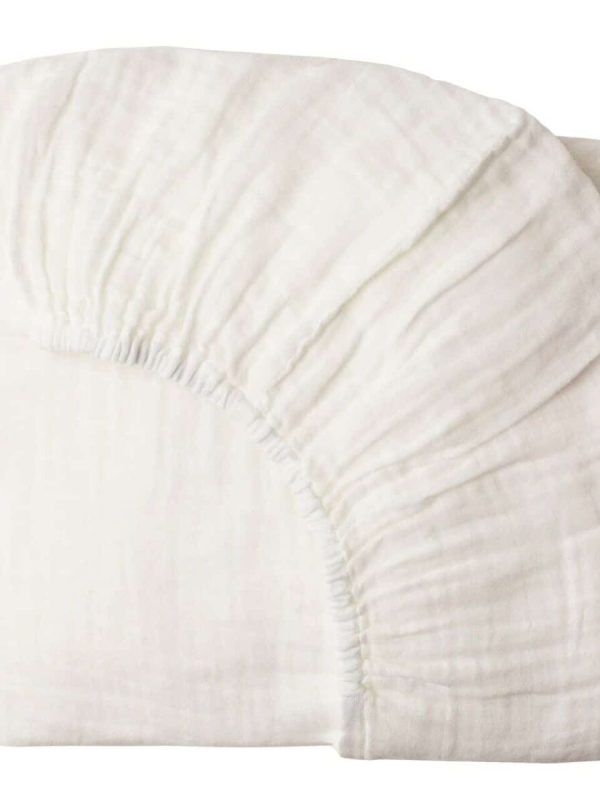 birlik1952 4 kat multi müslin alt değiştirme matı kılıfı örtüsü changing mat cover baby muslin crinkle beyaz white