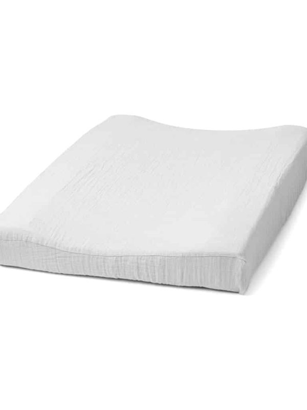 birlik1952 4 kat multi müslin alt değiştirme matı kılıfı örtüsü changing mat cover baby muslin crinkle beyaz white