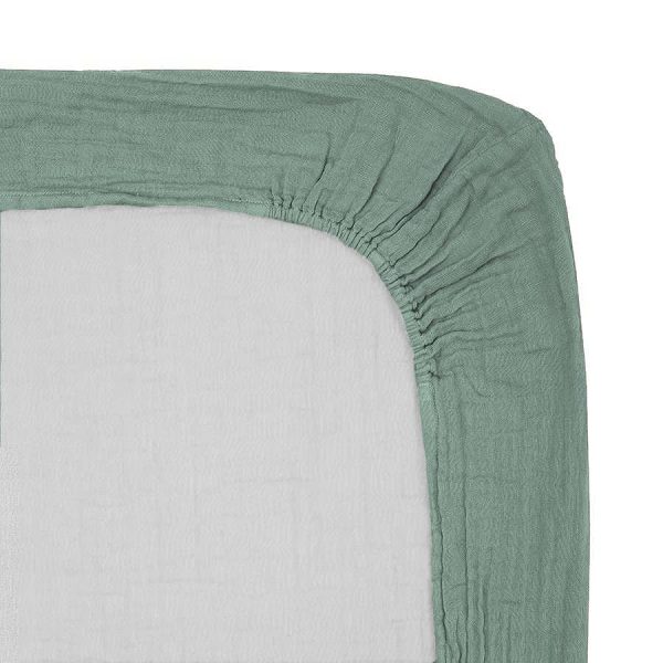birlik1952 4 kat multi müslin alt değiştirme matı kılıfı örtüsü changing mat cover baby muslin crinkle çağla yeşil green