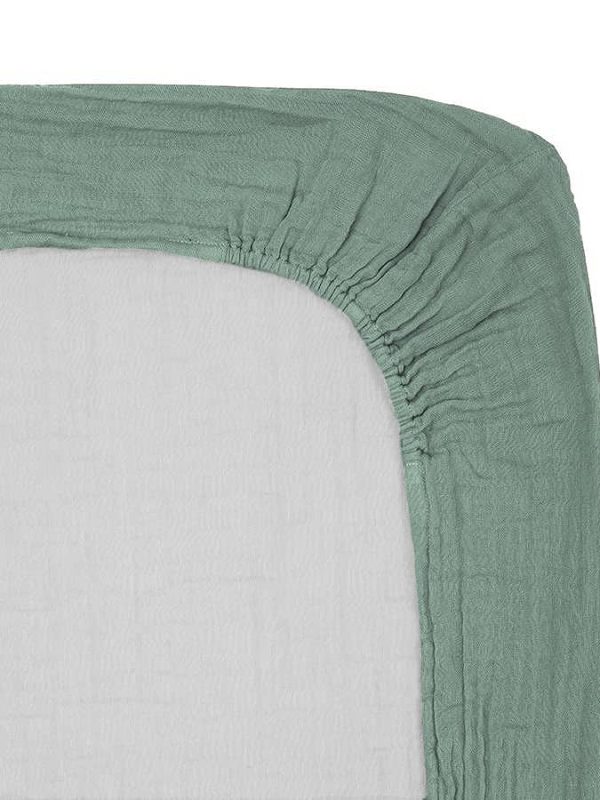 birlik1952 4 kat multi müslin alt değiştirme matı kılıfı örtüsü changing mat cover baby muslin crinkle çağla yeşil green