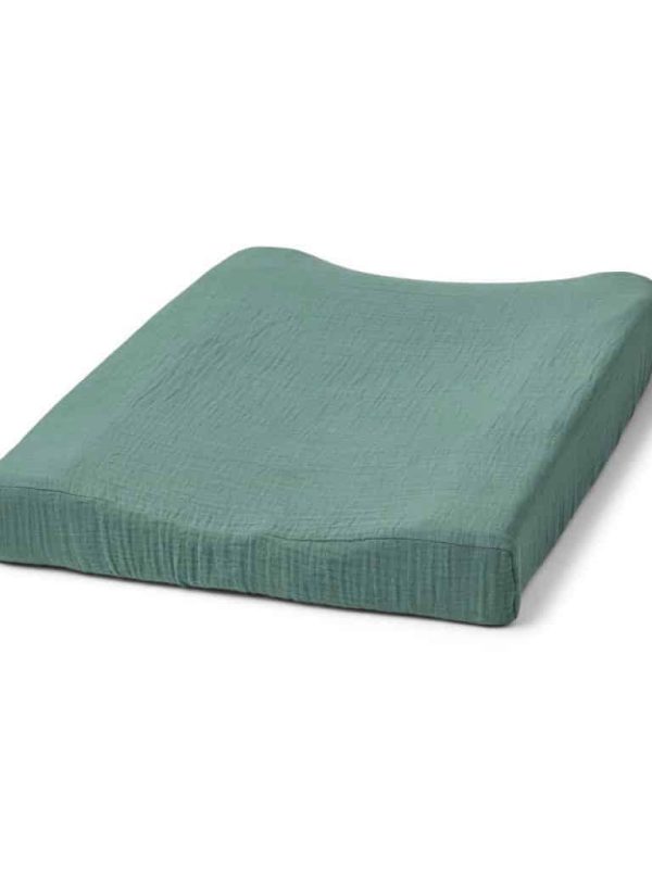 birlik1952 4 kat multi müslin alt değiştirme matı kılıfı örtüsü changing mat cover baby muslin crinkle çağla yeşil green