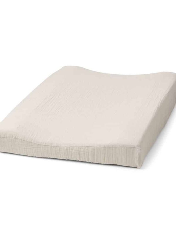 birlik1952 4 kat multi müslin alt değiştirme matı kılıfı örtüsü changing mat cover baby muslin crinkle ekru