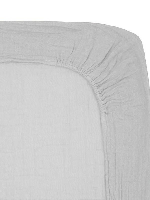 birlik1952 4 kat multi müslin alt değiştirme matı kılıfı örtüsü changing mat cover baby muslin crinkle gri