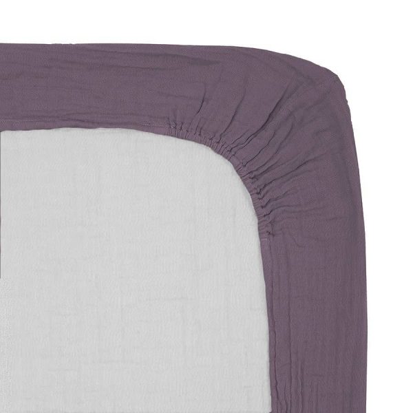 birlik1952 4 kat multi müslin alt değiştirme matı kılıfı örtüsü changing mat cover baby muslin crinkle mürdüm