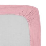 birlik1952 4 kat multi müslin alt değiştirme matı kılıfı örtüsü changing mat cover baby muslin crinkle pink pembe