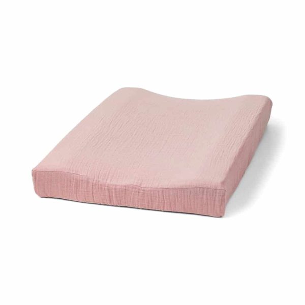 birlik1952 4 kat multi müslin alt değiştirme matı kılıfı örtüsü changing mat cover baby muslin crinkle pink pembe