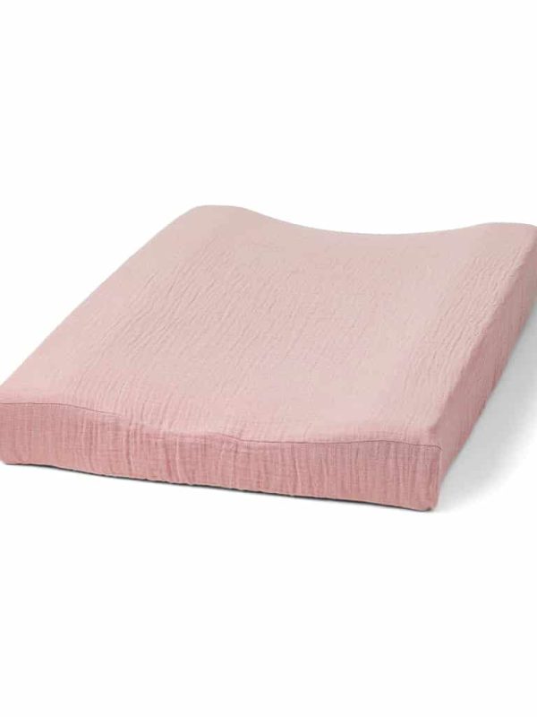 birlik1952 4 kat multi müslin alt değiştirme matı kılıfı örtüsü changing mat cover baby muslin crinkle pink pembe