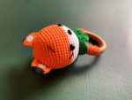 birlik1952 amigurumi oyuncak peluş bebek diş kaşıyıcı çıngırak emzik askısı tilki fuchs fox