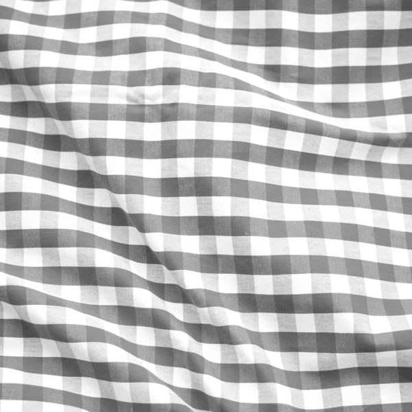 birlik1952 duck kumaş panama keteni zefir fabric pötikare pitikare ekose masa örtüsü döşemelik gingham grey gri