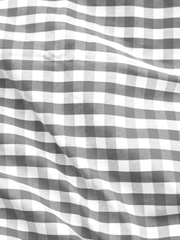 birlik1952 duck kumaş panama keteni zefir fabric pötikare pitikare ekose masa örtüsü döşemelik gingham grey gri